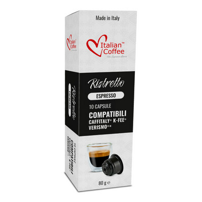 ​Italian Coffee™ RISTRETTO Espresso | Caffeitaly® x10 капсули