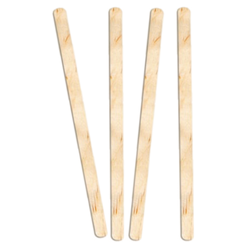 Дрвени лажички за кафе х100 парчиња