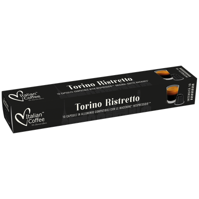 Italian coffee™️ Nespresso Prime Aluminium Torino RISTRETTO espresso x10