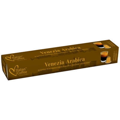 Italian coffee™️ Nespresso Prime Aluminium Venezia Arabica espresso x10