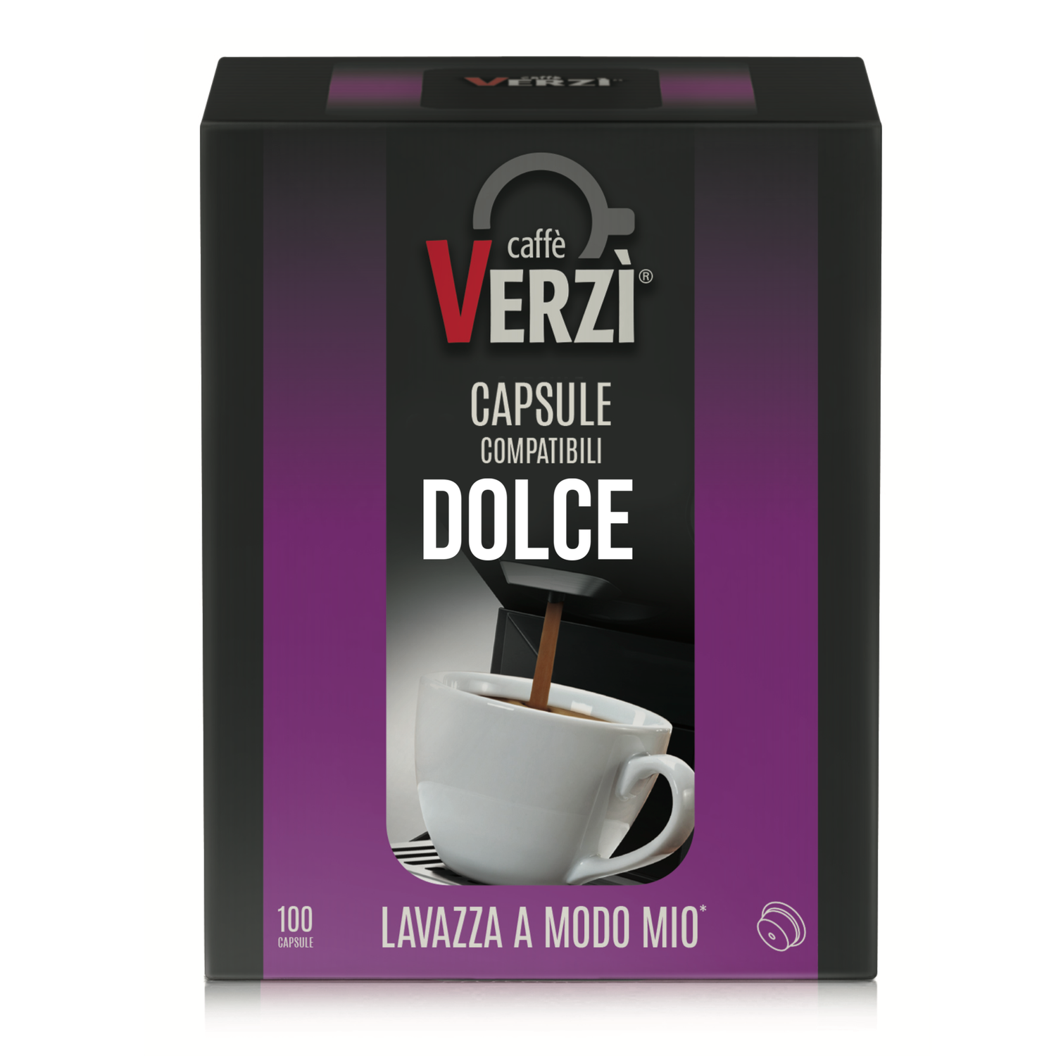 Verzì Caffè DOLCE | A Modo Mio® еспресо x100 капсули