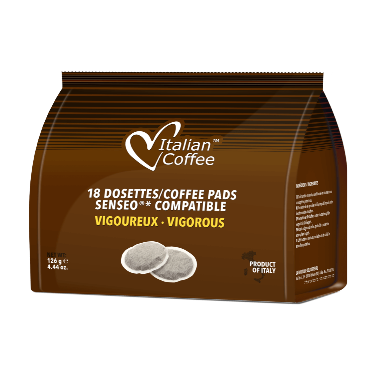 ​Italian Coffee™ VIGOROSO Espresso | Senseo® x18 падови