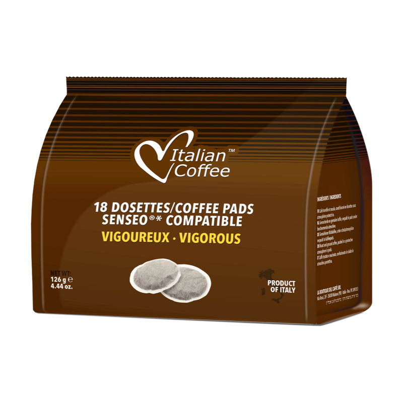 Italian Coffee™ VIGOROSO Espresso | Senseo® x18 падови Italian Coffee™ VIGOROSO Espresso | Senseo® x18 падови