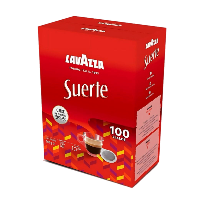 ​Lavazza Suerte – Еспресо ESE хартиени патрони, 100 парчиња