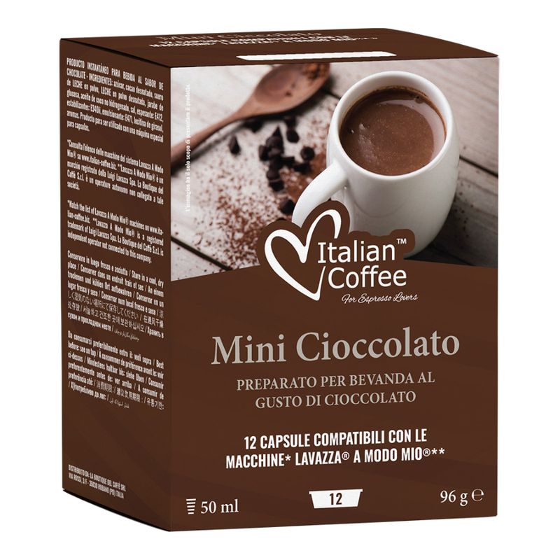 Italian Coffee A modo Mio Hot Chocolatе x12 капсули Italian Coffee A modo Mio Hot Chocolatе x12 капсули
