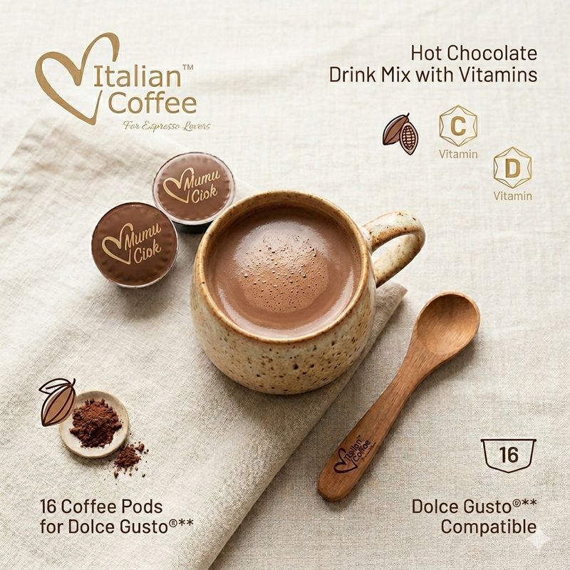 Italian Dolce Gusto MumuCiok  МЛЕЧНО ЧОКОЛАДО  x16 капсули