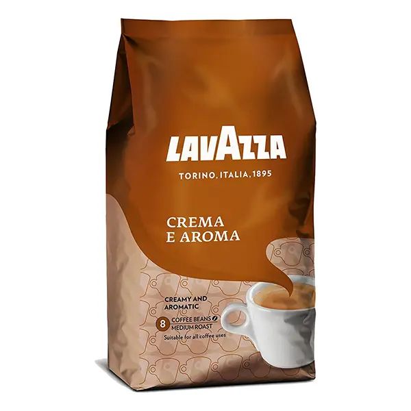 ​Lavazza CREMA E AROMA BROWN | 50% Арабика еспресо кафе во зрно 1 kg