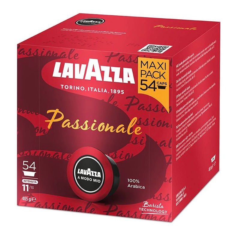 Lavazza Modo Mio Passionale Arabica family box x54 капсули