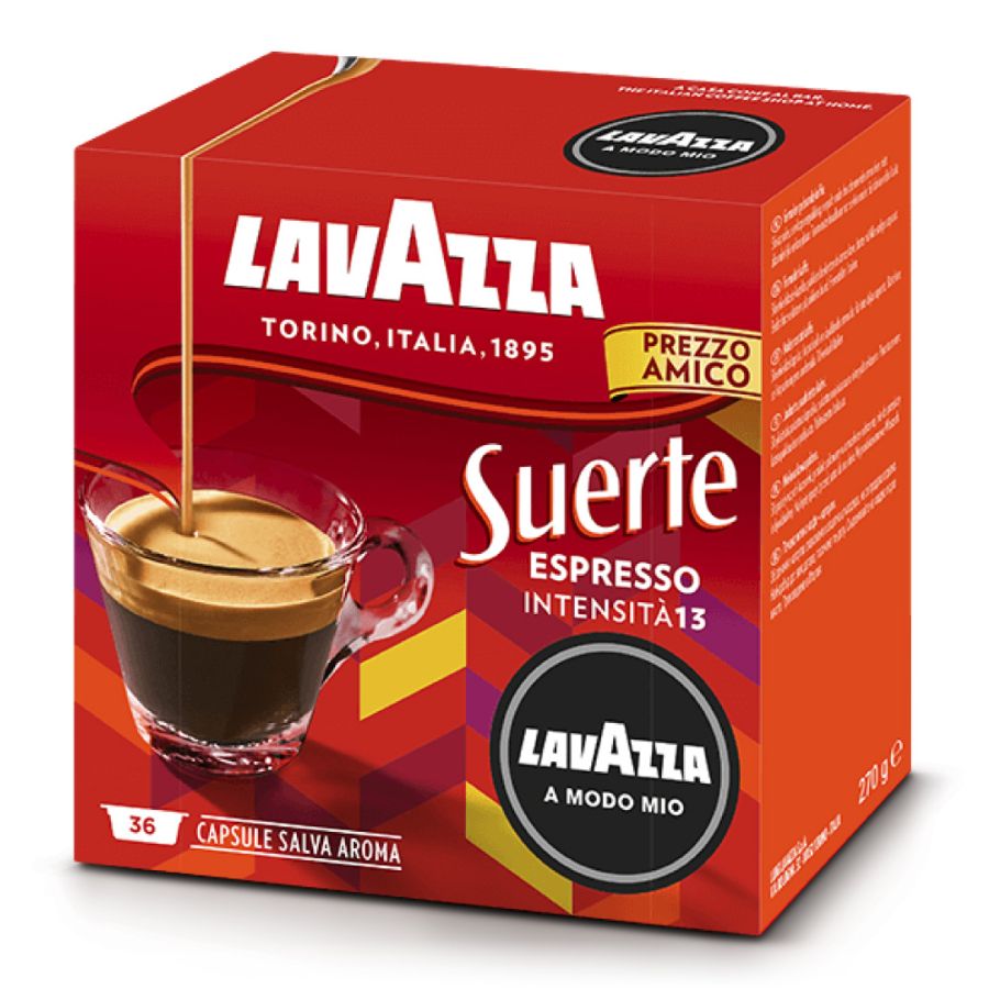 ​Lavazza SUERTE | A Modo Mio® еспресо Family Box x36 капсули