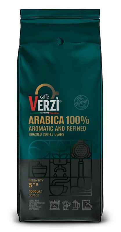 Verzi caffe | Arabica | Premium 100% Арабика espresso зрно  1 кг.