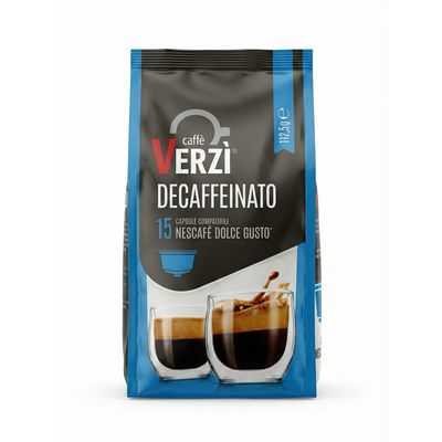 Verzi Dolce Gusto Decaffeinate espresso x15 капсули