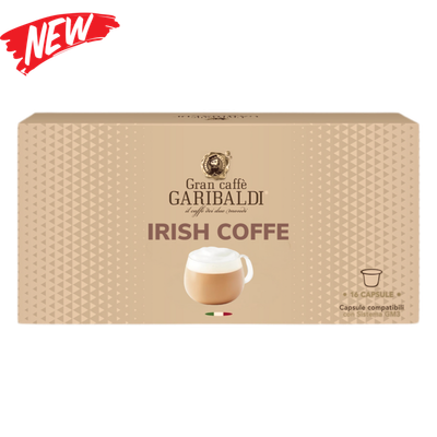 Garibaldi Delizio Cremesso IRISH Caffe Latte-Machiatto x16