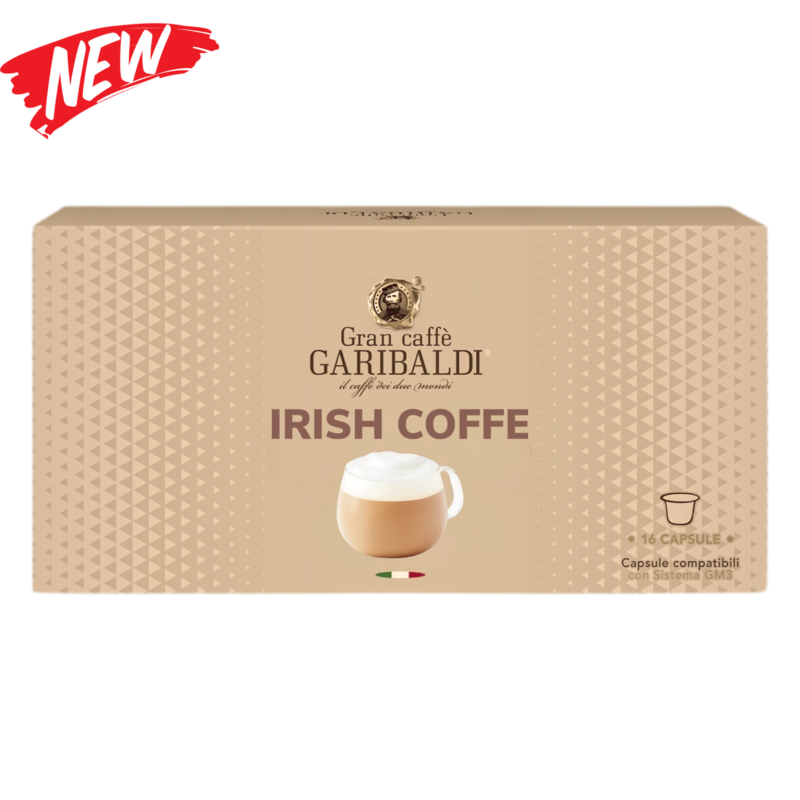 Garibaldi Delizio Cremesso IRISH Caffe Latte-Machiatto x16