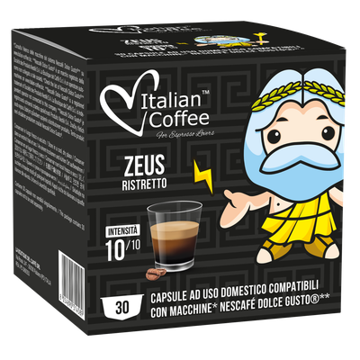 Italian Coffee Dolce Gusto ZEUS RISTRETTO espresso  x30