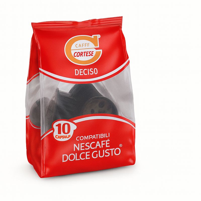 Cortese Dolce Gusto espresso DECISO x100 капсули 
