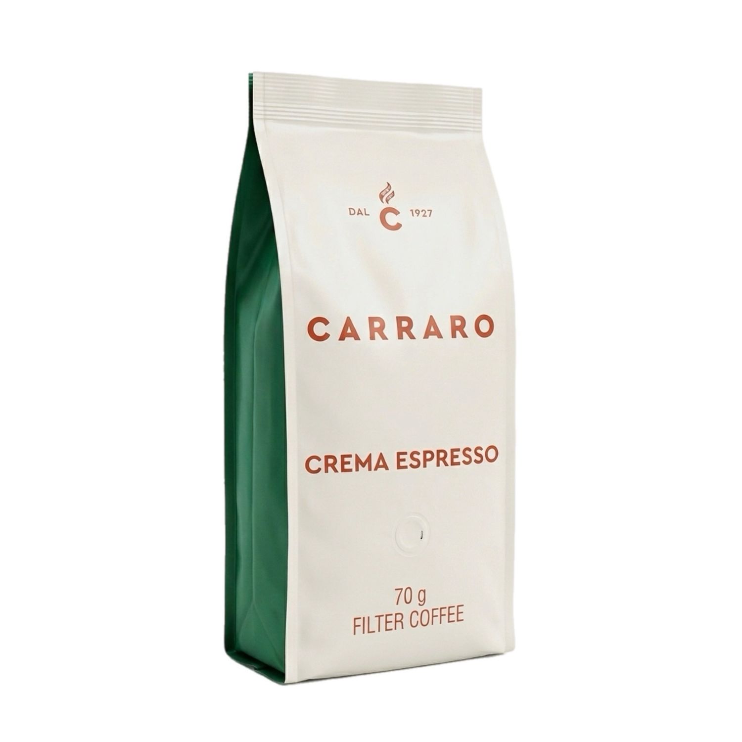 Carraro 1927 Crema Espresso мелено филтер кафе 70 грама