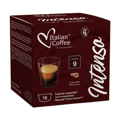 Italian coffee Dolce Gusto Intenso espresso x16 капсули