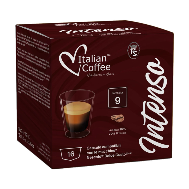 Italian coffee Dolce Gusto Intenso espresso x16 капсули