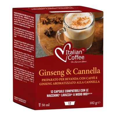 Italian Coffee Modo Mio Cappuccino со цимет  х12 капсули