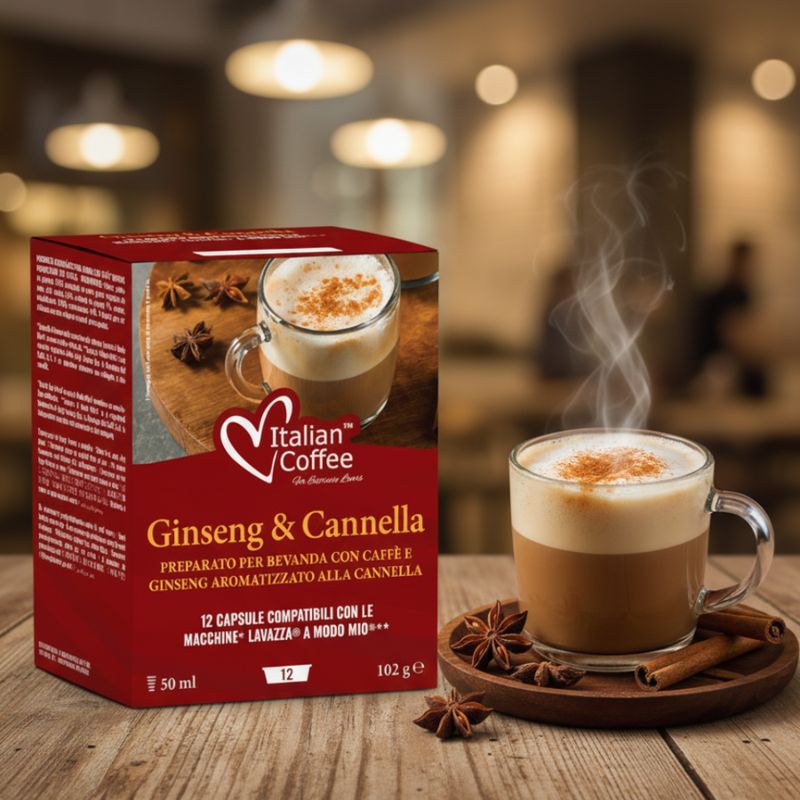 Italian Coffee Modo Mio Cappuccino со цимет  х12 капсули