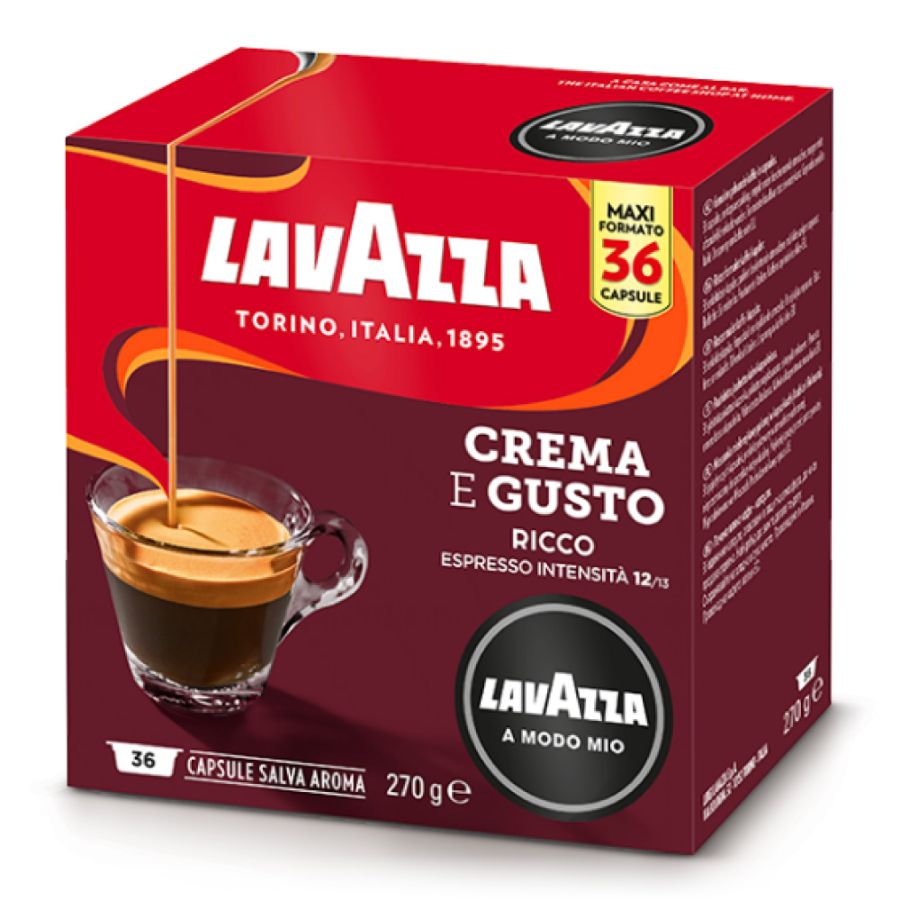 Lavazza A Modo Mio Crema e Gusto Ricco х36 капсули