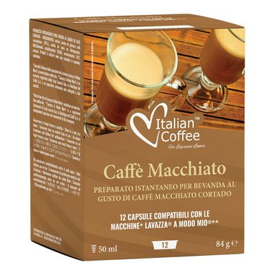 Italian Coffee A modo Mio MACHIATTO x12 капсули