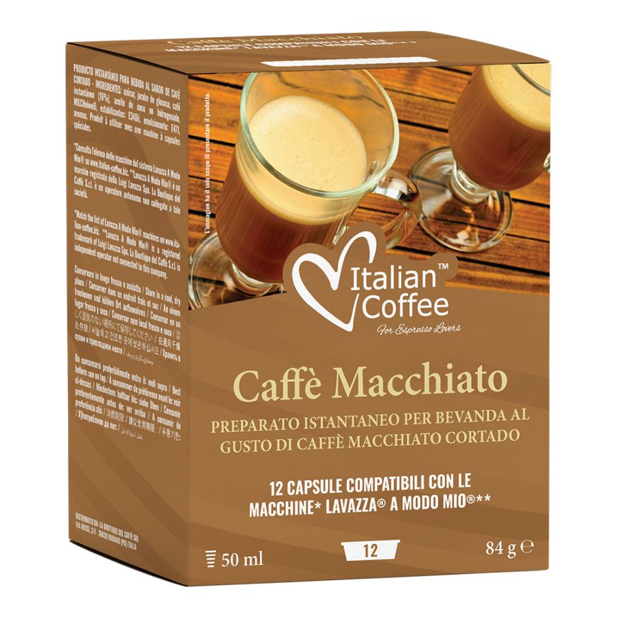 Italian Coffee A modo Mio MACHIATTO x12 капсули