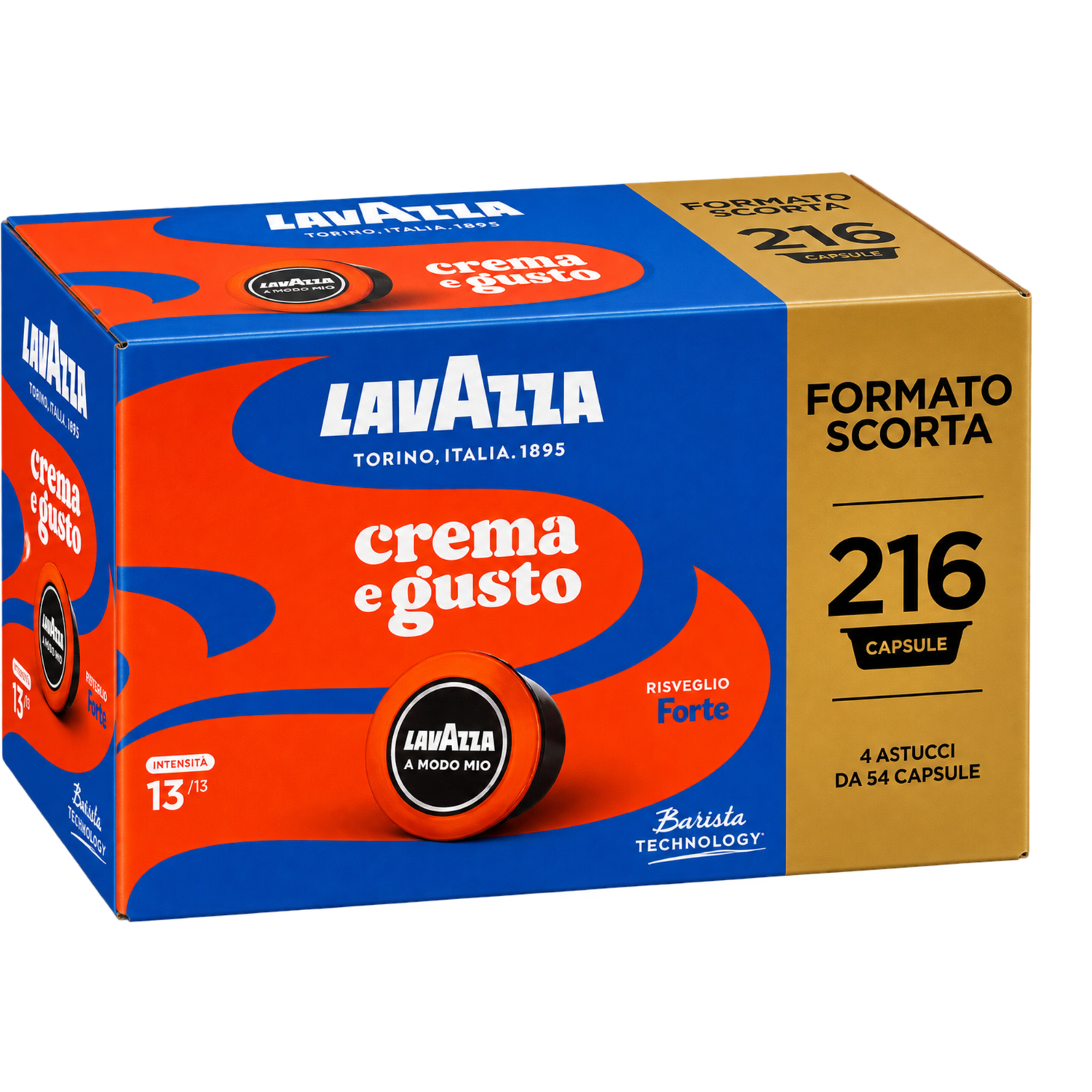 Lavazza A Modo Mio Crema e Gusto FORTE x216 капсули