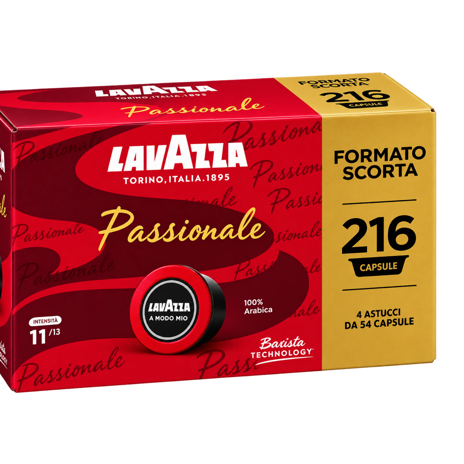 Lavazza A Modo Mio PASSIONALLE Arabica  x216 капсули