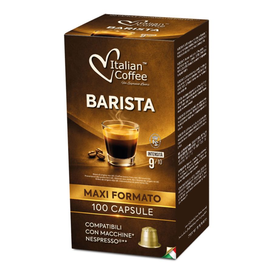 Italian Coffee Barista – Еспресо 100% арабика | Nespresso | х100 капсули