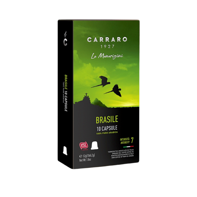 Carraro Nespresso Specialty Brasile-Cerrado Mineiro еспресо х10 капсули