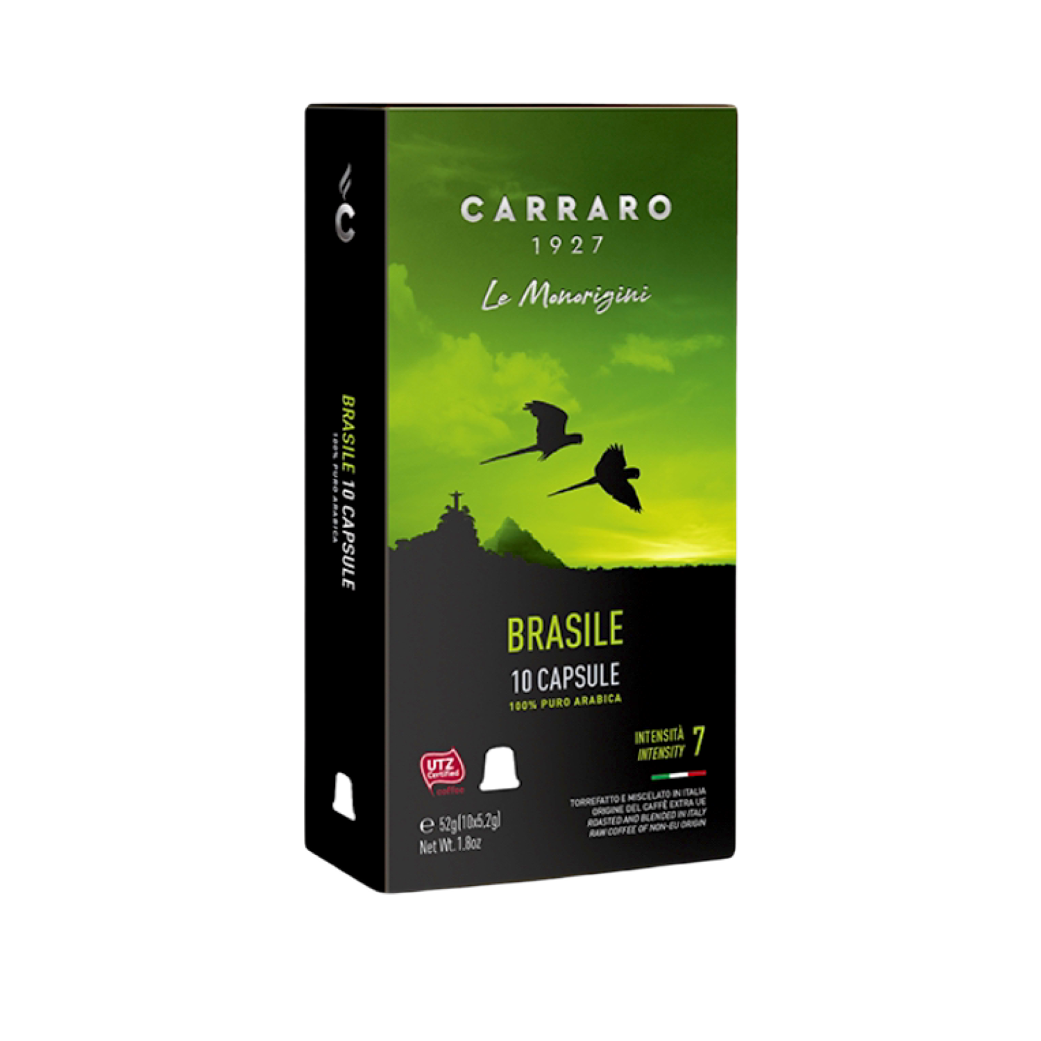 Carraro Nespresso Specialty Brasile-Cerrado Mineiro еспресо х10 капсули