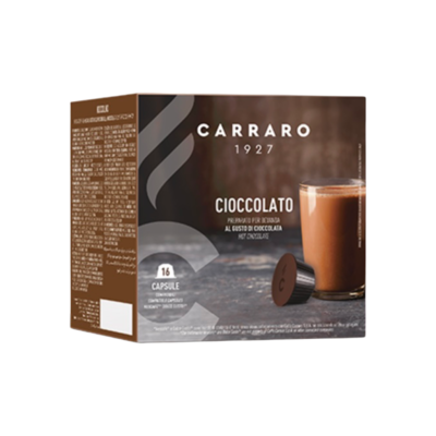 Carraro Dolce Gusto HOT Choko-Топло Чоколадо | двојна доза x16 капсули