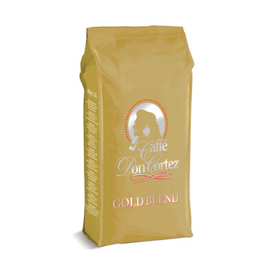 Gold Blend Cararro DonCortez 1kg. Еспресо зрно | Don Cortez Gold Blend espresso | 75% Arabica