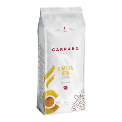 Carraro Qualità Oro 90% Arabica 500g Зрно