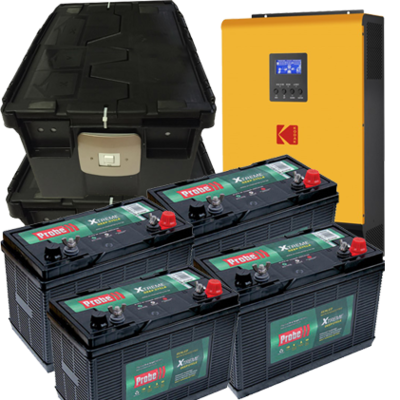 KODAK Solar Off-Grid Inverter VMIII 3kW 24V+(4 batt +2Box