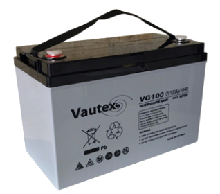Vautex 12v 100 A/Hour Gel Deep Cycle Battery