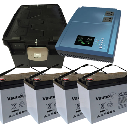 BLUSKY INVERTER 2KVA/1600W +(4 Batt +2 box)
