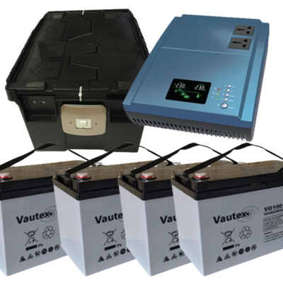 BLUSKY INVERTER 2KVA/1600W +(4 Batt +2 box)