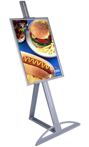 Easel with optional Clip Frame