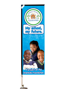 Telescopic Banner (4000mmx650mm)s/sided