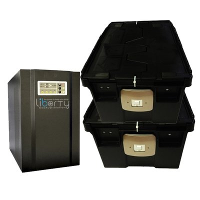 SH Series 3000VA 24v Pure sine wave +4 batteries &amp; 2 battery cabinets