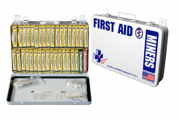 Miners First Aid Kit  Complies with MSHA Standard 75.1713-7