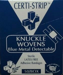 Adhesive Bandage - Woven - Knuckle - Certi-Strips - BMD - Certified 220-217 (50/box)