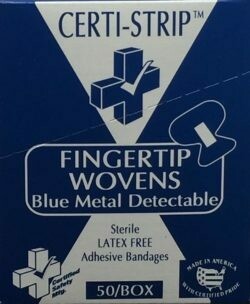 Adhesive Bandage - Woven - Fingertip - Certi-Strips - BMD - Certified 220-239  (50/Box)