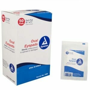 Eye Pads- Oval - Dynarex 3360 - 50/box