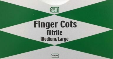 Finger Cots - Medium/Large - Nitrile - Certified (235-073) 25/box