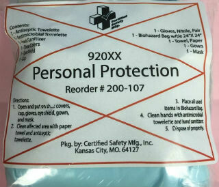 Personal Protection - 920XX - Quad Unit Box - Certified (200-107)