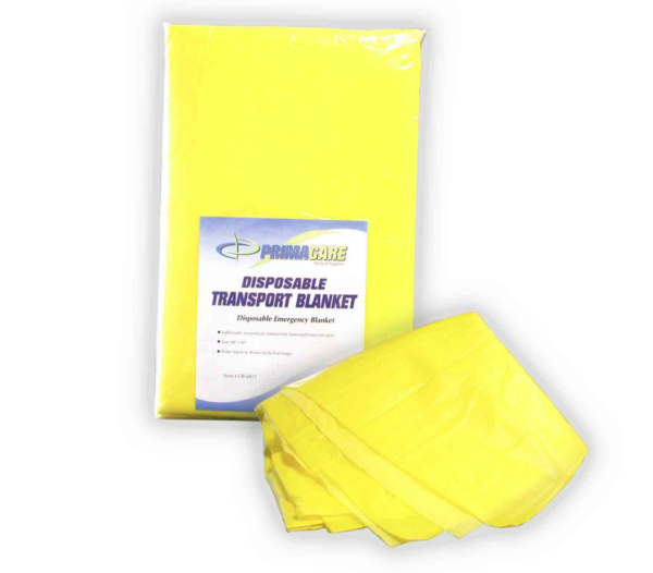 Primacare Yellow Foam Transport Blanket Safety NJ