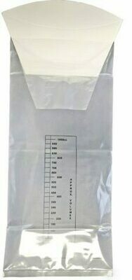 Vomit Bags - EverGuard Emesis Bags Clear (for vomit or urine containment)